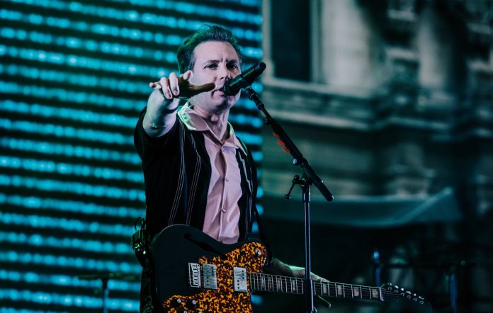 Franz Ferdinand performs during Day Two of the Fnac Live Paris 2023 at Grande Scene Du Parvis De l'Hotel De Ville on June 29, 2023 in Paris, France. (Photo by Kristy Sparow/Getty Images)