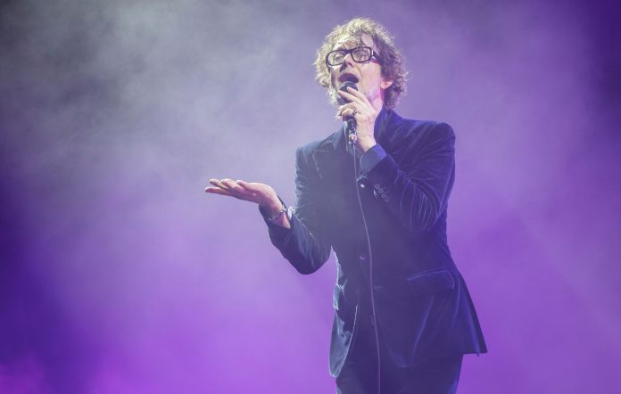 Jarvis Cocker of Pulp performs in concert during Primavera Sound Festival on May 30, 2024