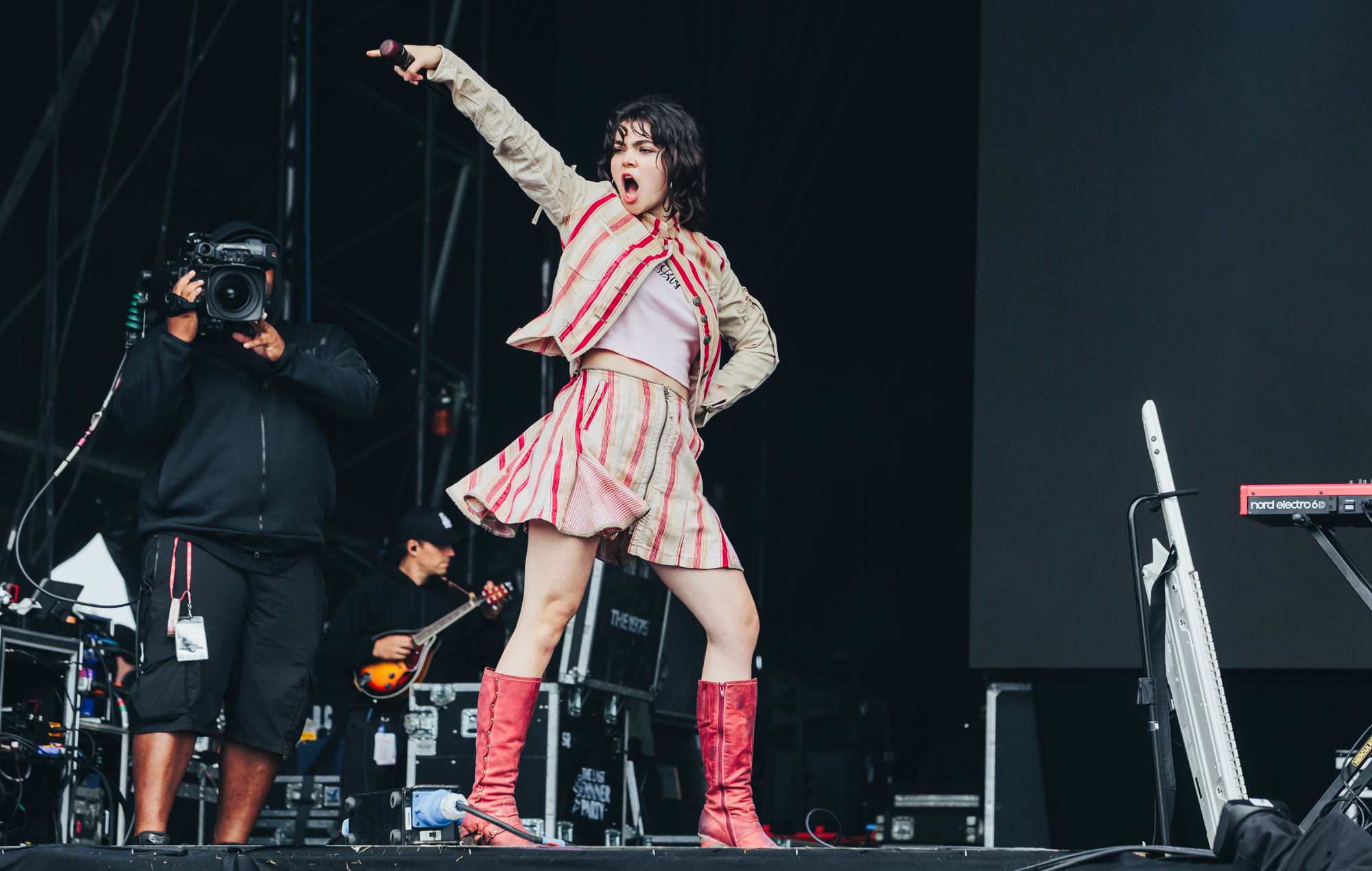 The Last Dinner Party live at Reading 2024, photo by Andy Ford